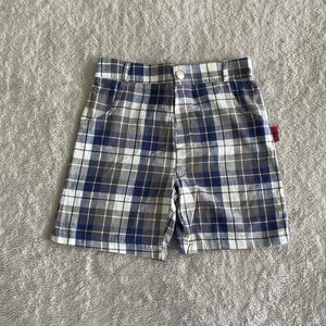 Boys Plaid Shorts